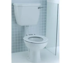 Lecico Atlas 350mm Height Low Level Junior School P Trap White WC Pan With Cistern