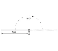 Aquadart Venturi 8 Round Edge 800 X 1400mm Bath Screen With Polished Silver Profile -Burlington Shop M700 2021 4 14 11 25 1 417
