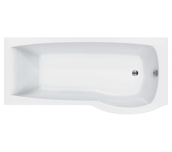 Roca Giralda Left Hand Acrylic White Shower Bath 1700 X 800mm - 1235L2000 1 Roca Giralda Left Hand Acrylic White Shower Bath 1700 X 800mm - 1235L2000