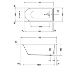 Duravit D-Neo Jet System Single Ended Bathtub 15 Duravit D-Neo Jet System Single Ended Bathtub -Burlington Shop M700 2021 4 23 11 45 1 20