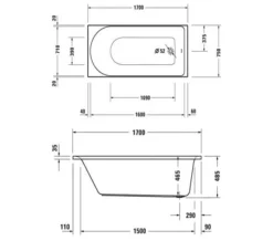 Duravit D-Neo Jet System Single Ended Bathtub 17 Duravit D-Neo Jet System Single Ended Bathtub -Burlington Shop M700 2021 4 23 11 45 35 720
