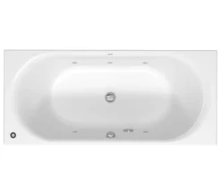 Duravit D-Neo Jet System 1800mm X 800mm Double Ended Bath Tub