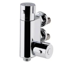 Nuie Vertical Thermostatic Chrome Bar Shower Valve