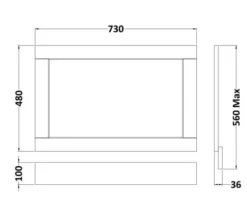 Hudson Reed Old London 680mm End Bath Panel -Burlington Shop M700 2021 9 16 8 16 11 662
