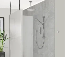 Aqualisa ISystem Smart Concealed Digital Shower Kit With Ceiling Shower Head