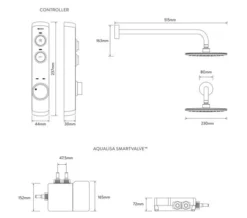 Aqualisa ISystem Concealed Digital Shower With Wall Fixed Shower Head - HP - Combi 7 Aqualisa ISystem Concealed Digital Shower With Wall Fixed Shower Head - HP - Combi -Burlington Shop M700 2021 9 21 8 15 38 703