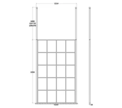 Hudson Reed Black Frame Shower Screen And Ceiling Post -Burlington Shop M700 2022 1 21 8 33 10 646