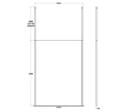 Hudson Reed Walk-In Wetroom Screen With Chrome Ceiling Post -Burlington Shop M700 2022 1 21 9 48 30 820