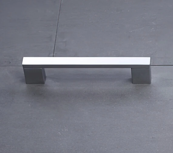 Roper Rhodes Modern Square Chrome Grab Bar 3 Roper Rhodes Modern Square Chrome Grab Bar - Image 3