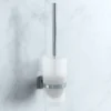 Smedbo House Toilet Brush With Frosted Glass Container