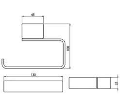 Roper Rhodes Horizon Chrome Toilet Roll Holder -Burlington Shop M700 2022 10 10 14 19 44 188