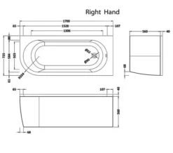 Nuie Crescent White Back To Wall Corner Bath With Panel -Burlington Shop M700 2022 10 10 7 33 10 9