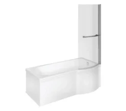 Joseph Miles Destry P-Shape 0 Tap-Hole Shower Bath Pack -Burlington Shop M700 2022 10 11 10 22 6 367