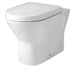 Essential IVY Comfort Height White Back To Wall Toilet With Soft Close Seat