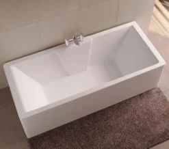 Aqua Legend Square Single Ended Standard White Bath - Sizes Available