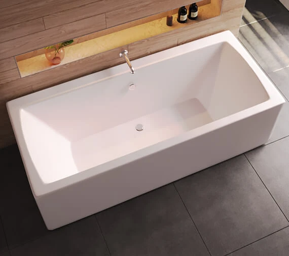 VitrA Neon 1800 X 800mm White Double Ended Bath 1 VitrA Neon 1800 X 800mm White Double Ended Bath