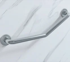 Croydex 600mm Stainless Steel Angled Grab Bar