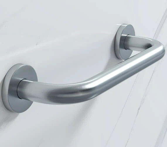 Smedbo Living Polished Stainless Steel 300mm Grab Bar 1 Smedbo Living Polished Stainless Steel 300mm Grab Bar