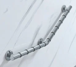 Croydex Assistive Grab N Grip 905mm Chrome Angled Grab Bar