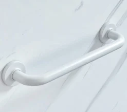 Twyford Avalon White Support Grab Rail With Concealed Fixings
