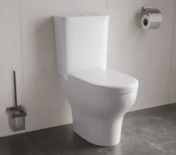 VitrA Zentrum Open Back Close Coupled White WC Pan With Cistern