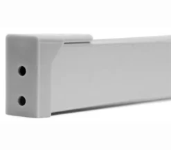 Croydex Professional Profile 400 Standard L Shaped Silver Shower Rail -Burlington Shop M700 2022 10 3 8 1 18 388