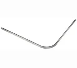 Croydex Professional Profile 400 Standard L Shaped Silver Shower Rail -Burlington Shop M700 2022 10 3 9 9 36 589