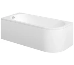 Joseph Miles Lester 0 Tap-Hole Single Ended Corner Bath