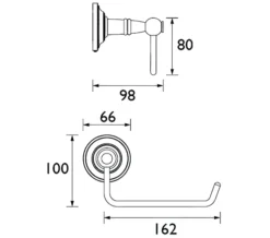 Heritage Clifton Chrome Toilet Roll Holder -Burlington Shop M700 2022 11 16 14 22 46 494