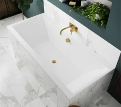 Hudson Reed Asselby Square 1800 X 800mm Eternalite Acrylic Bath
