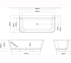 Crosswater Artist Back To Wall Bath -Burlington Shop M700 2022 3 17 11 47 12 923