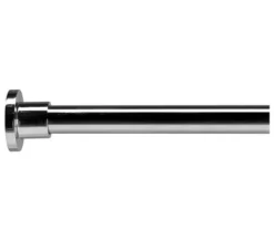 Croydex Premier Large L Shaped Chrome Shower Curtain Rod