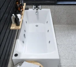 Joseph Miles Rockall Beauforte Reinforced Single Ended 6 Jet Whirlpool Bath White -Burlington Shop M700 2022 4 19 10 41 8 358
