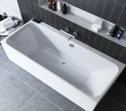 Joseph Miles Malin White 5mm Acrylic Bath - Double Ended