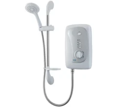 Triton Martinique White And Chrome Electric Shower