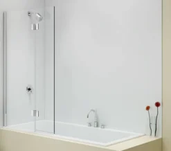 Merlyn MB7 Two Panel Hinged Bath Screen