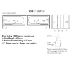 Merlyn MB7 Two Panel Hinged Bath Screen -Burlington Shop M700 2022 5 12 7 43 53 988