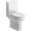 Joseph Miles Unique Close Couple Open Back Comfort Height White WC Pack