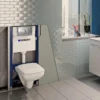 Geberit Duofix 500 X 1120mm Wall Hung WC Frame Blue With Delta Cistern