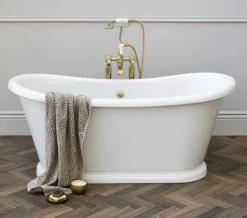 Burlington Admiral 1650 X 710mm White Freestanding Soaking Bath -Burlington Shop M700 2022 6 14 7 15 2 132