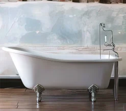Burlington Harewood 1700 X 730mm White Slipper Bath -Burlington Shop M700 2022 6 14 7 5 11 696
