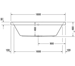 Duravit Happy D2 1800mm Combi System L Built-In Bath With Two Backrest Slopes -Burlington Shop M700 2022 6 28 10 58 39 814
