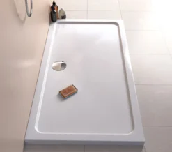 Kudos Kstone Rectangular Shower Tray White