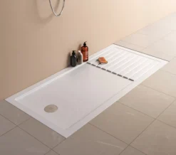 Hudson Reed Pearlstone Rectangular Walk-In Shower Tray