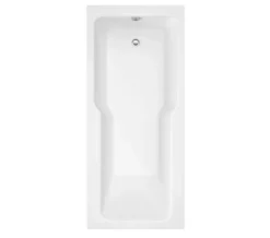 Trojan Evolve Rectangular Encapsulated Shower Bath White