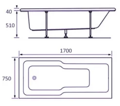 Trojan Evolve Rectangular Encapsulated Shower Bath White -Burlington Shop M700 2022 6 30 14 39 55 621