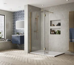 Aquadart Wetroom 10 Walk-In 2000mm High Shower Glass Panel