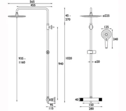 Bristan Claret Thermostatic Exposed Chrome Bar Valve With Rigid Riser Kit 5 Bristan Claret Thermostatic Exposed Chrome Bar Valve With Rigid Riser Kit -Burlington Shop M700 2022 7 22 9 30 6 271