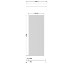 Hudson Reed Fluted Fixed Wall Wetroom Screen -Burlington Shop M700 2022 7 7 13 13 32 81