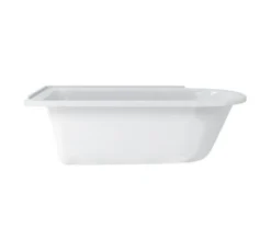 Burlington Hampton Freestanding 750mm Wide White Shower Bath
